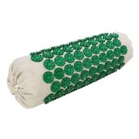 Массажер медицинский Тибетский аппликатор мягкий валик универсальный-менее острые иглы зеленый